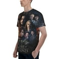 thumbnail image 6 of Game Of Thrones T Shirt 3d Printed Crewneck Graphic Short Sleeve Tees For Mens, 6 of 6