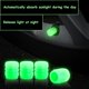 thumbnail image 5 of 20 tapas fluorescentes para válvula de neumático – Cubiertas de válvula de aire para rueda de coche que brillan en la oscuridad para coche universal, bicicleta – Accesorios exteriores luminosos para c, 5 of 5