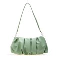 thumbnail image 2 of Bolsa Bolso de hombro plisado Mujer Sólido PU Elegante Bajo el brazo Nube (Verde) Ehuebsd Nuevos Originales, 2 of 9