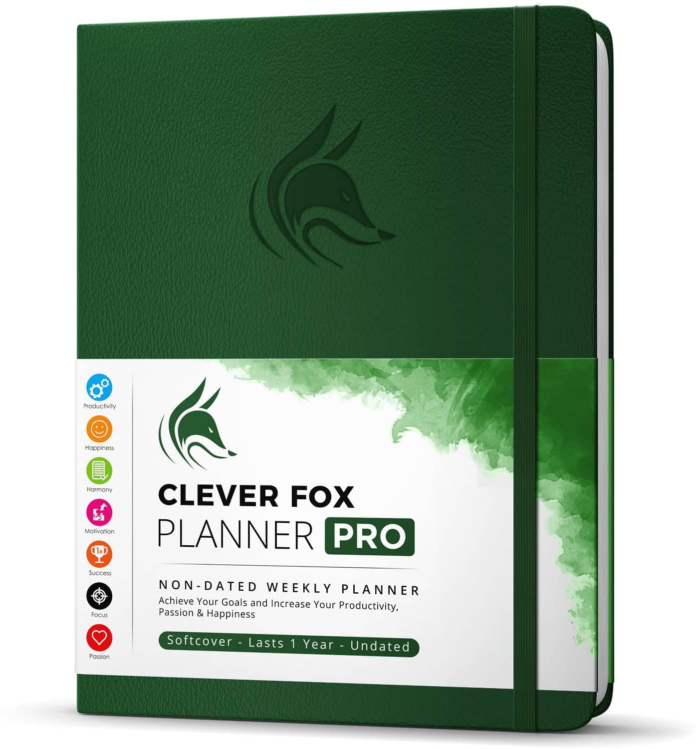 Clever Fox Planner 2nd Edition - Forest Green 