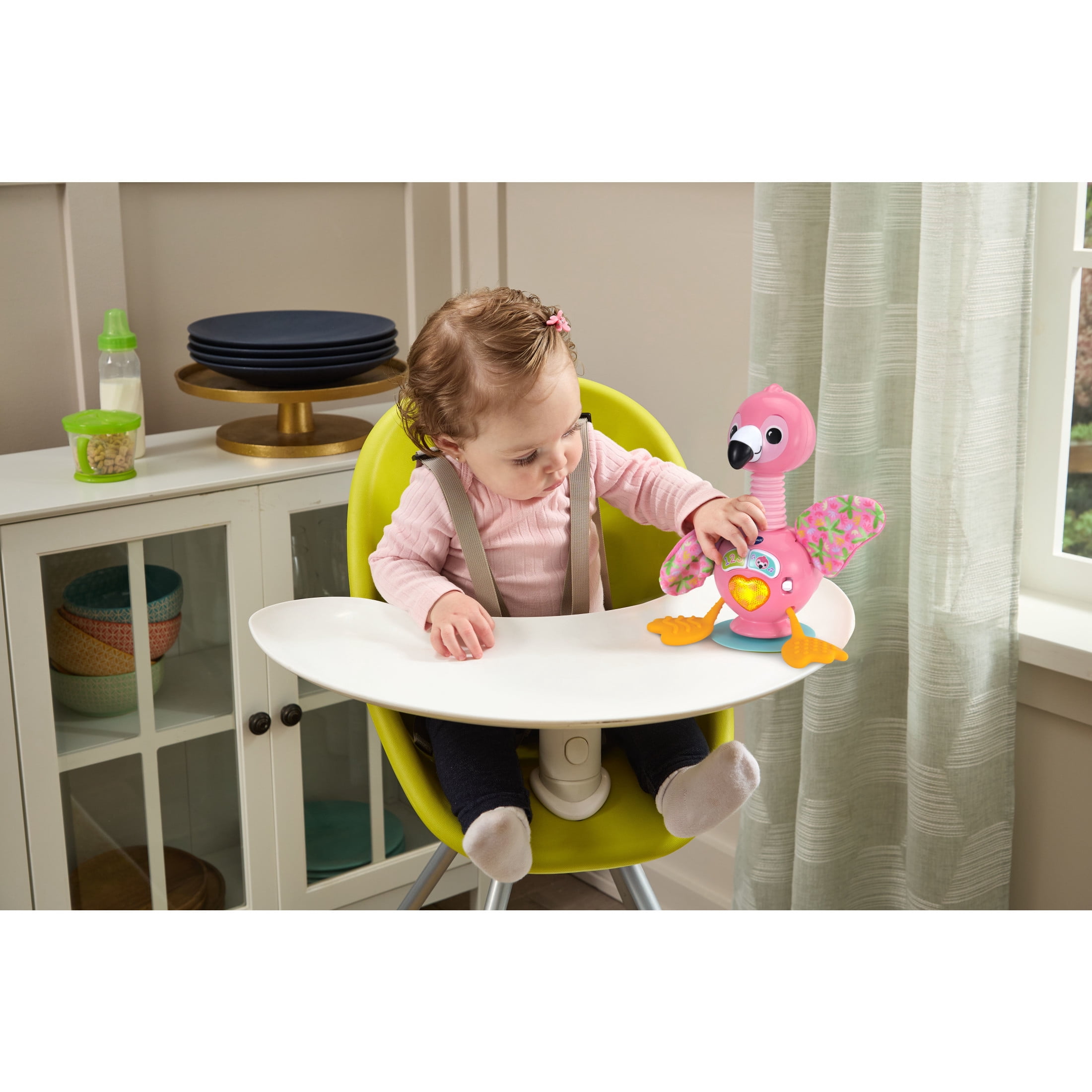 VTech Baby Bounce & Bobble Flamingo Electronic Learning Toy for Ages 6+ Months