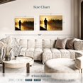 thumbnail image 4 of Elephant Stock Foggy Riverbank Fishing Wall Art - Horizontal Canvas Wall Art - Living Room Wall Decor - Hobbies And Lifestyle Canvas - Orange And Black Decor - 36" x 24", 4 of 8