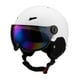 thumbnail image 2 of Casco de nieve con gafas de esquí, seguridad para patinetas, deportes de invierno al aire libre Blanco M, 2 of 9