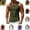 Army Green, variant on Mfakffe Mens Tank Top Casual Sport Fitness Sleeveless Comfy Vest Stretch Quick Dry Vintage Tank Top