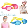 thumbnail image 4 of Romoc Paquete de 4 Gafas de Natación para Niños Antivaho con Protección UV, 4 of 7