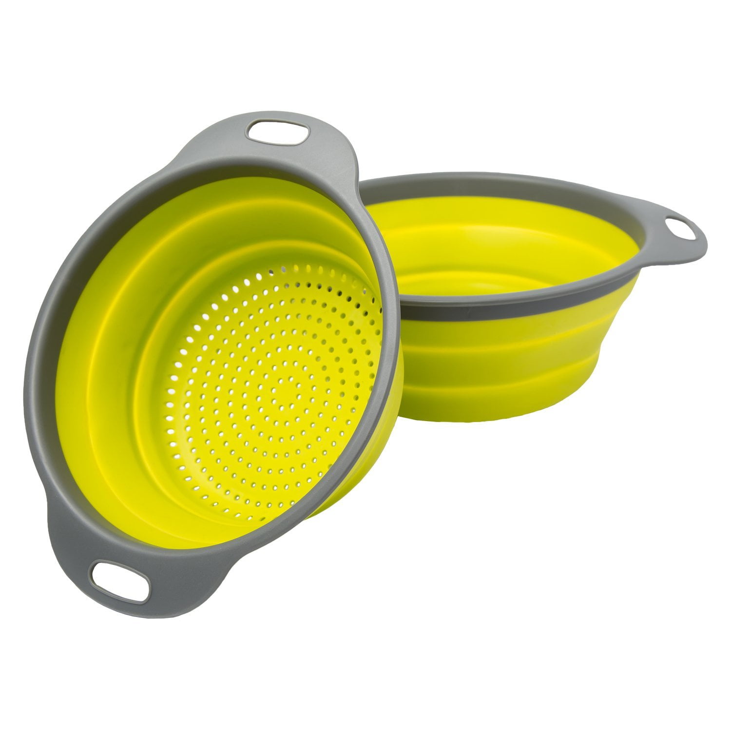 Colander Set 2 Collapsible Colanders (Strainers) Set By Comfify