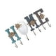 thumbnail image 3 of Perchas de letras de madera con forma de CASA, bloques colgantes decorativos montados en la pared con tira de luz, 3 of 5
