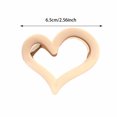 thumbnail image 2 of Matte Acrylic Heart Hair Claw Clip (1PC) - Medium Size Non- Jaw Clip for Women & Girls - Trendy Hair Accessory for Thick, Thin & All Hair Types - Cute Styling Clip for Everyday Use, 2 of 5