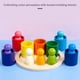 thumbnail image 5 of Juguete Bloques De Construcción De Madera Con Forma De Arco Iris En Forma De Arco Iris Portátil Para Niños EduGatoivos Tempranos Juguetes Jugando Regalos Regalos Arco Iris Conjunto 1111Fourone FN001469, 5 of 7