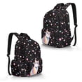 thumbnail image 2 of Xixirimido Cat Colorful Planets Galaxy Print 17 Inch Kids Backpacks for Boys & Girls Preschool, Kindergarten, Elementary School Backpacks with Adjustable Straps Multi-pocket, 2 of 8