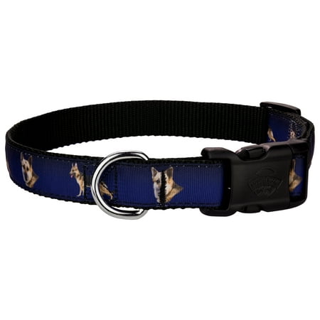 Country Brook Design® Deluxe German Shepherd Ribbon Dog (Best Collar For German Shepherd)