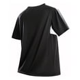 thumbnail image 4 of Men's Big and Tall Swim Shirt Short Sleeve UPF 50+ Sun Protection SPF UV Moisture Wicking Lightweight Quick Dry Rash Guard Size M-5XL Black, 4 of 5