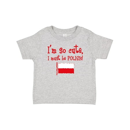 

Inktastic So Cute Polish Gift Toddler Boy or Toddler Girl T-Shirt
