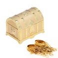thumbnail image 4 of Vintage Jewelry Box, Wide Application Treasure Chest Box  For Trinkets For Rings For Earrings, 4 of 8