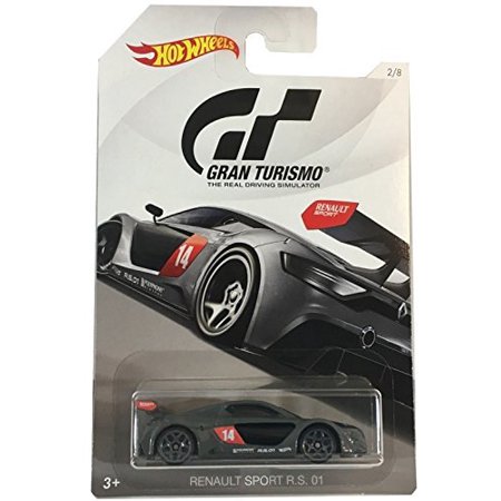 Hot Wheels RENAULT SPORT 2018 GRAN TURISMO Series 2 Gray RENAULT SPORT R.S. 01 1:64 Scale Collectible Die Cast Metal Toy Car (Best Gran Turismo Sport Cars)
