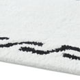 thumbnail image 4 of VCNY Home Border White/Black Cotton Viscose Bath Runner, 24" x 60", 4 of 5