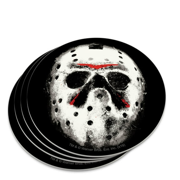 Friday the 13th Jason Mask Novelty Coaster Set