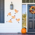 thumbnail image 6 of 5 Pcs Wooden Bird Wall Art Wood Flying Birds Wall Decor Rustic Folk Art Scandinavian Home Decor for Gift Living Room Bedroom Kitchen Office(Black), 6 of 7