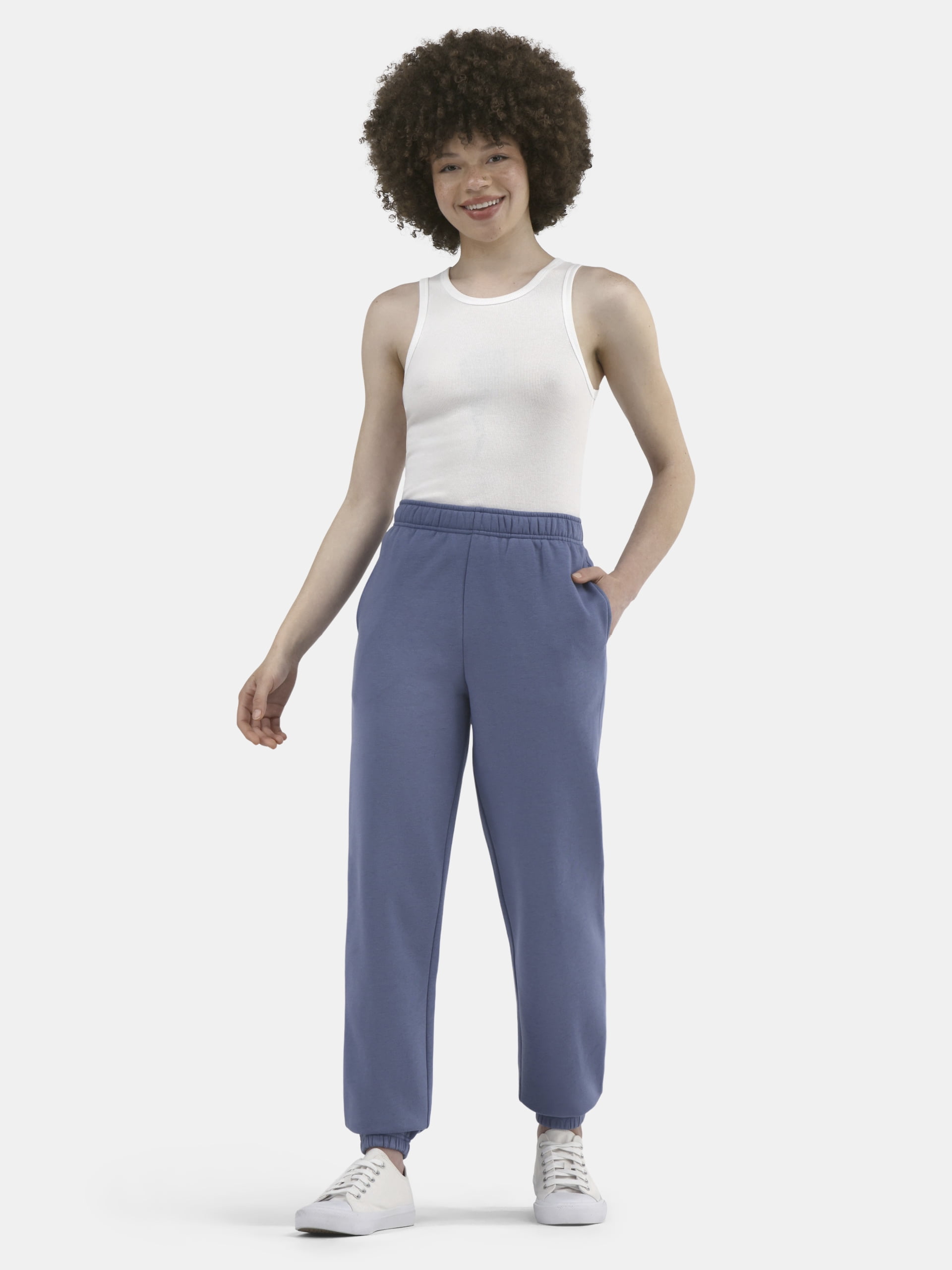 No Boundaries Soft Fleece Joggers, 29'' Inseam, Women's XXS-4X