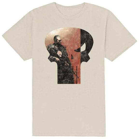 Marvel Comics Unisex T-Shirt Skull Outline Character (Small)