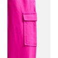 thumbnail image 3 of Wonder Nation Girls Sleeveless Cargo Jumpsuit, Sizes XS-XXL, 3 of 3