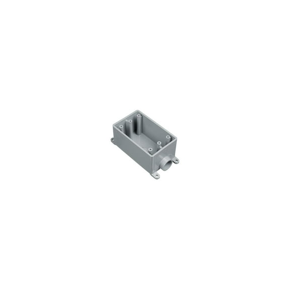 Carlon E980EFN-CTN PVC Field Service End Box, Single Gang, 3/4-In. - Quantity 12