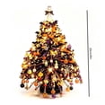 thumbnail image 3 of Crystal Christmas Tree Diy Beaded Kit Handmade Colorful Craft Set for Adults Beginners Metal Frame, Angel Topper, Warm Glow Display, Tabletop Decor Xmas Gift, 3 of 9