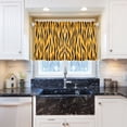 thumbnail image 6 of Tiger Skin Pattern Tier Curtains Tier Kitchen Living Room Bedroom Balcony 2 Panels 27x36 Inch, 6 of 9