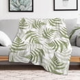 thumbnail image 5 of New Zealand Maori Fern Super Soft Blanket Flannel Throw Blanket Flannel Microfiber Blankets for Couch Bed Sofa Fluffy and Warm 60"x80", 5 of 9