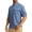 Q9-Blue, variant on Havenx Long Sleeves Fishing Shirts for Men Button Down Collared Shirt with Zipper Pockets Solid Color Dress Summer Travel Work Hiking Fishing Clothing,White L