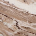 thumbnail image 5 of Safavieh Couture Leahbryanna Modern Marble Triangle End Table, White/Brown, 5 of 10