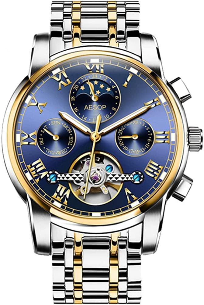 Men's Automatic Stainless Steel Wrist Watch with Nigeria Ubuy