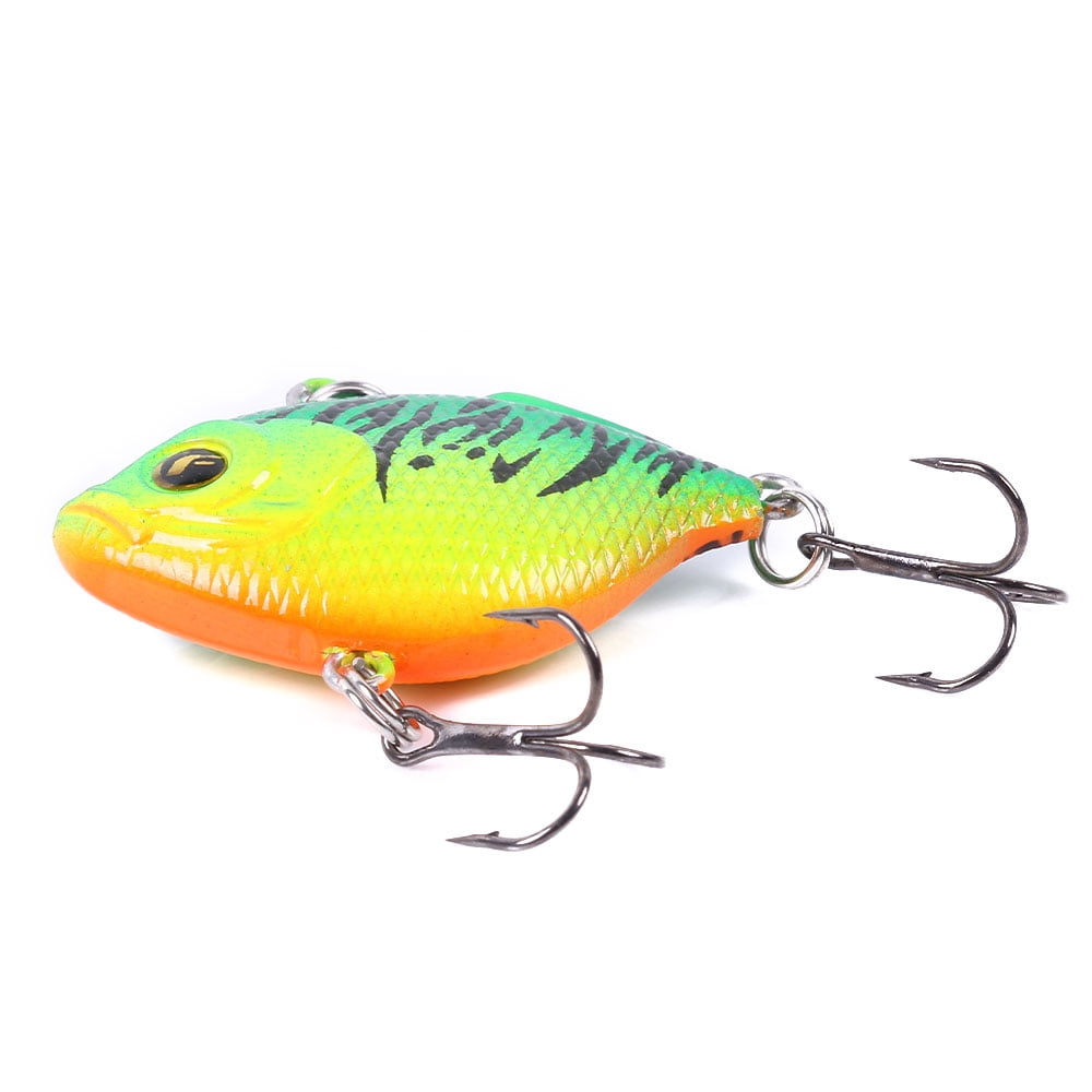 HENGJIA 8PCS Fishing Lures, Lipless Crankbaits for Bass, Minnow VIB Lifelike Hard Baits Sinking Fishing Jigs for Freshwater and Saltwater Bass, Trout, Walleye