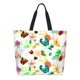 thumbnail image 1 of Balery Floral Vintage Bolsa Tote Estilo Estético con Cremalleras, Bolsa de Hombro, Bolsa de Compras Grande y Plegable, 1 of 8