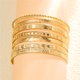 thumbnail image 4 of 7 Pcs/Set Punk Gold Color Bracelets for Women Streetwear Goth Heart Prints Metal Design Open Bangle Fashion Jewelry Gifts 2025, 4 of 4