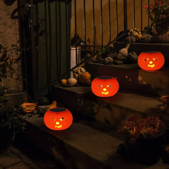 Glowing Pumpkin Decoration Sun Lamp Halloween Decoration