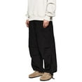 thumbnail image 2 of Pantalones casuales Sunloudy para hombre con cordón elástico en la cintura, decoración de bolsillo suelto, ropa de color sólido Sunloudy S,M,L,XL,XXL, 2 of 7