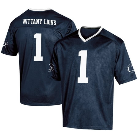 - Men's Russell #1 Navy Penn State Nittany Lions Fashion Football Jersey