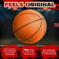 thumbnail image 2 of Silent Basketball Size  (29.5") - Grooved Airless Indoor Basketball for Quiet Dribbling and Training, 2 of 6