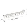 thumbnail image 3 of Sliding Pants Rack Closet Organizer Pull Out Trouser Rack Wardrobe Storage Rack for Pants Jeans Ties Scarves Space Saving Closet Organizer, 3 of 6