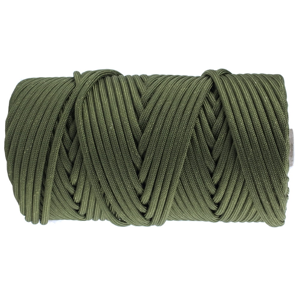 12mm Olive Braided Polypropylene Poly Rope Cord Paracord Drawstring Sailing 