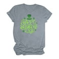 thumbnail image 4 of Up to 65 off!Lolmot St Patricks Day Shirt Women Shamrock Lucky T-Shirts Cute Irish Love Clover Printed Blouse Holiday Tops Short Sleeve T Shirt, 4 of 4