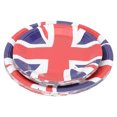 thumbnail image 1 of EeaseCA 32Pcs Decorative Paper Plates Union Jack Pattern Paper Plates Disposable Cake Plates Party Supplies, 1 of 8