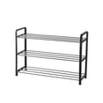 thumbnail image 1 of Estante para zapatos Organizador de estante para almacenamiento de zapatos de múltiples capas Soporte de acero de metal para el hogar, 3 capas largas Monstrate HA003465-02, 1 of 7