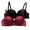 Wine, variant on ZJFXGS Women'S Lace Bra Women'S Underwire Bras Women'S Smooth Underwire Thin Half Cup Adjustable Bra Underwear Women'S Thin Strap Bra Red 2XL