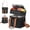 Black, variant on QUNSE Cooler Bag, 17L Dual-Layer Insulated Lunch Bag with Leakproof PEVA Lining, Soft Cooler Bag with Shoulder Strap for Lunch Box, Work, Picnic, Camping, Beach, Road Trip, Black