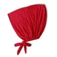 thumbnail image 1 of Pure silk cotton adjustable hair hiding hood cap elastic strap base small hat, 1 of 10