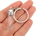 thumbnail image 5 of FRCOLOR 2 Pcs Kawaii Keychain Charms Cute Tiny Glass Bottle for Handbags Backpacks and Women, 5 of 8