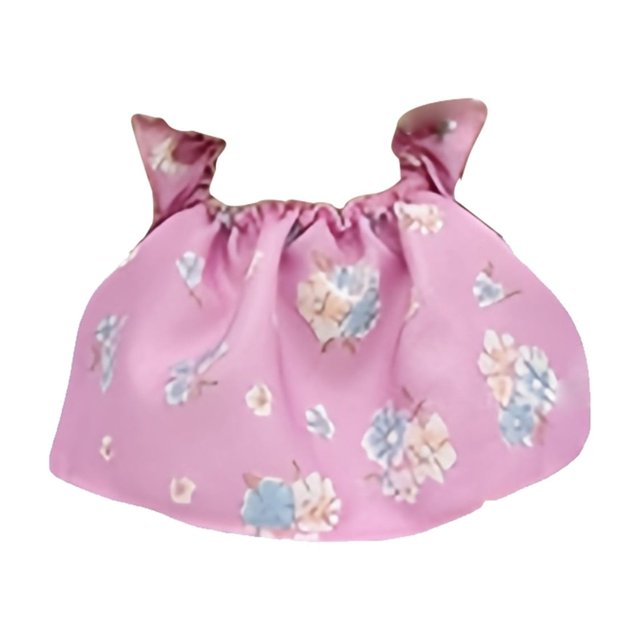 Huanglei And Sweet Style Printed Neck Hanging Dress Creating A Unique And Playful Style Adding A New And Beautiful To Children's Toys!