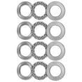 thumbnail image 1 of Unique Bargains 51104 Roulement à Billes de Poussée 20x35x10mm Acier à Haute Teneur en Carbone avec Rondelles 4 Pack, 1 of 4